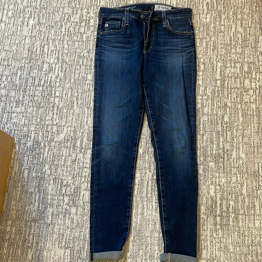 Women’s AG Farrah skinny ankle jeans